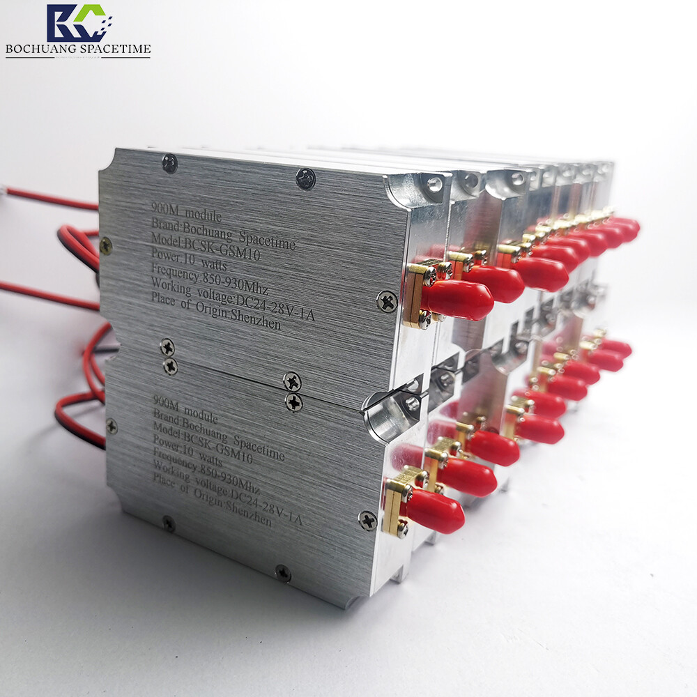 BCSK-GSM10 900MHz 1W RF Power Amplifier Module by Bochuang Space-Time | For GSM/CDMA Signal Jamming and Drone Countermeasure Systems