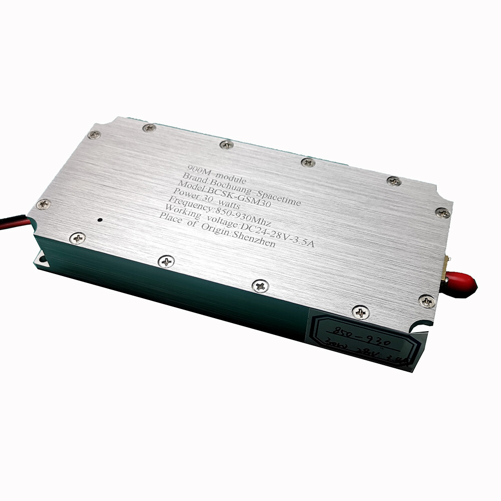 博创时空 BCSK-GSM30型 900MHz 30W 射频功率放大模块 | GSM手机信号屏蔽器与无人机反制专用组件