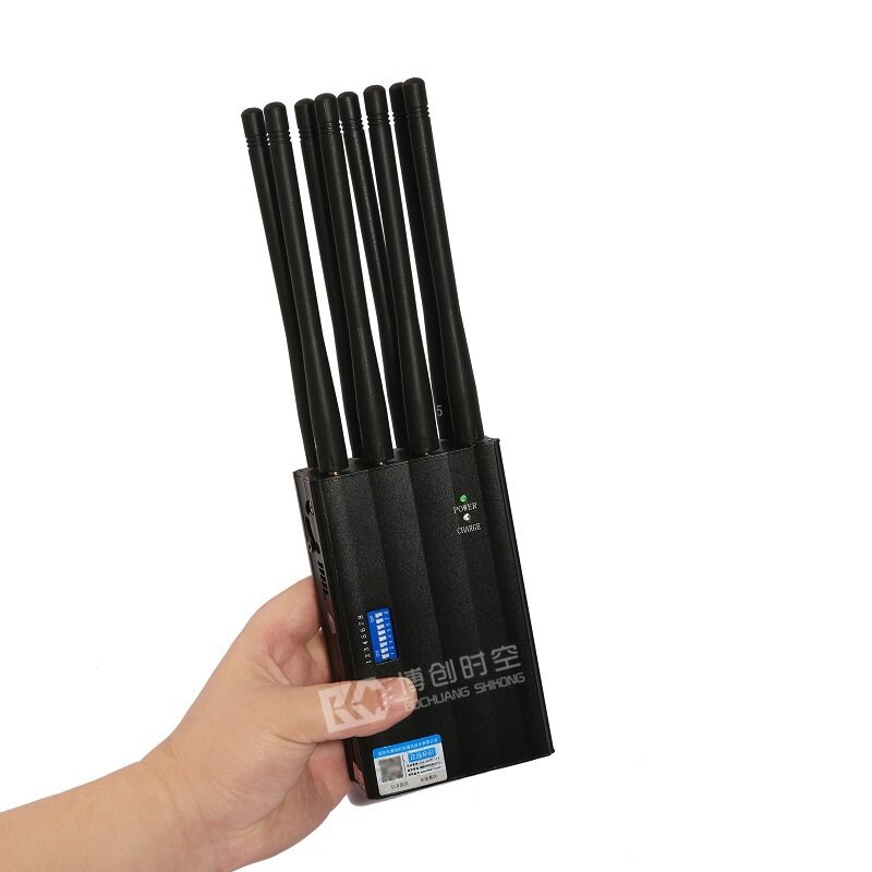 T80A Portable 8-Channel Anti-Location & Anti-Leakage Signal Jammer