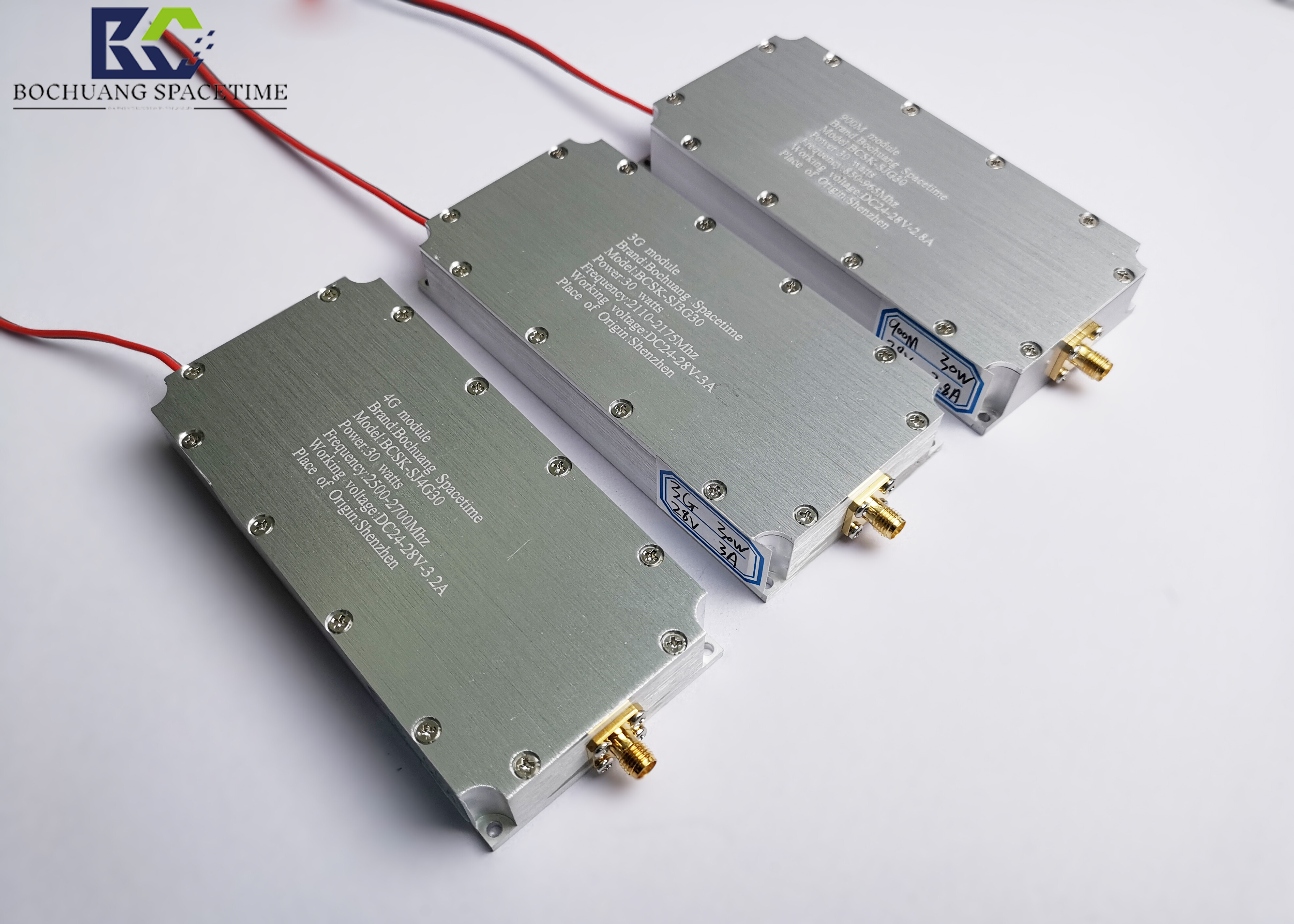 博创时空 BCSK-SJG30型 850M-965MHz 30W射频功放模块 | 适用于GSM/CDMA/2G手机信号屏蔽与无人机反制系统