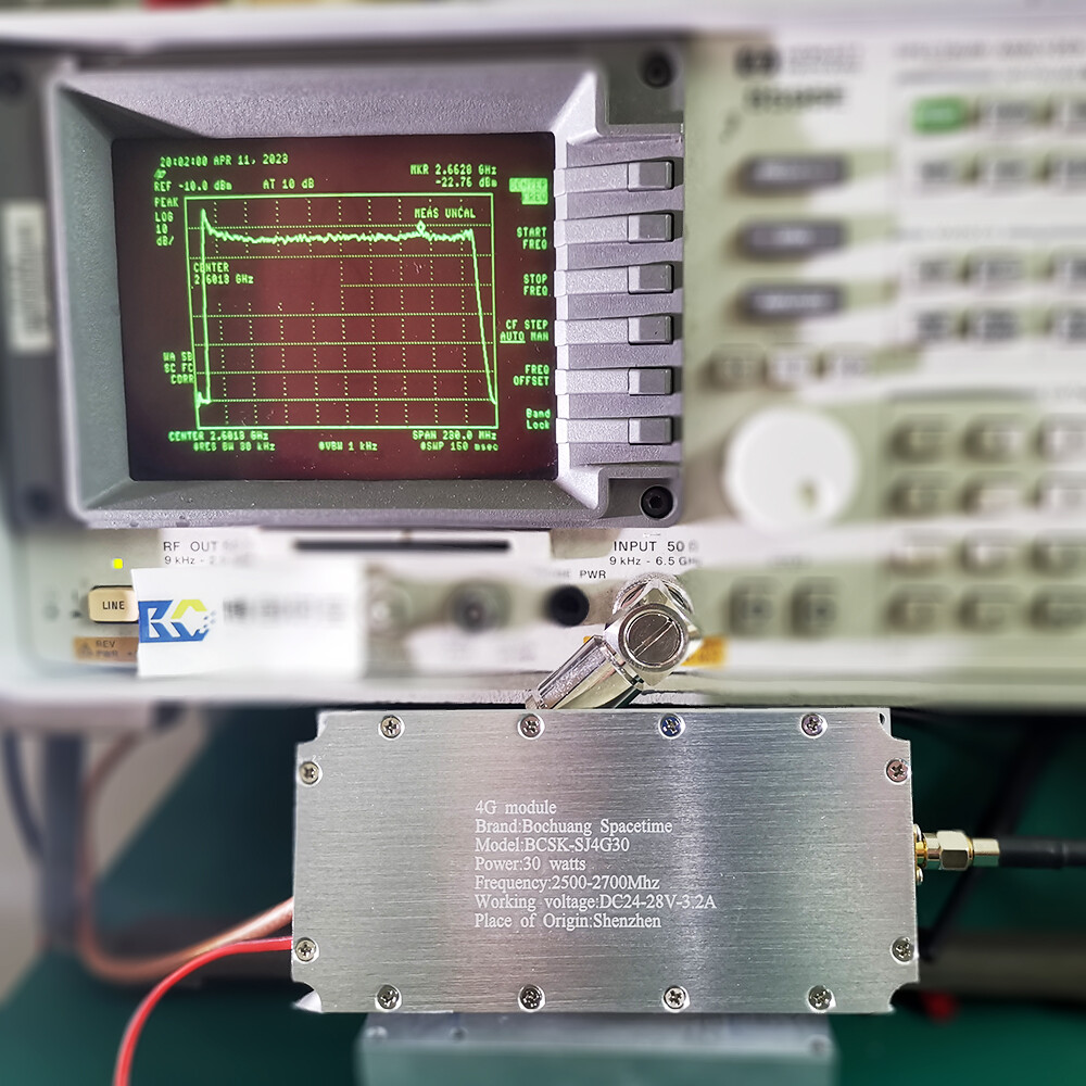 BCSK-SJ4G30 4G半导体功率放大模块 2.5G-2.7G高频段 30W宽带射频功放 无人机反制手机压制专用