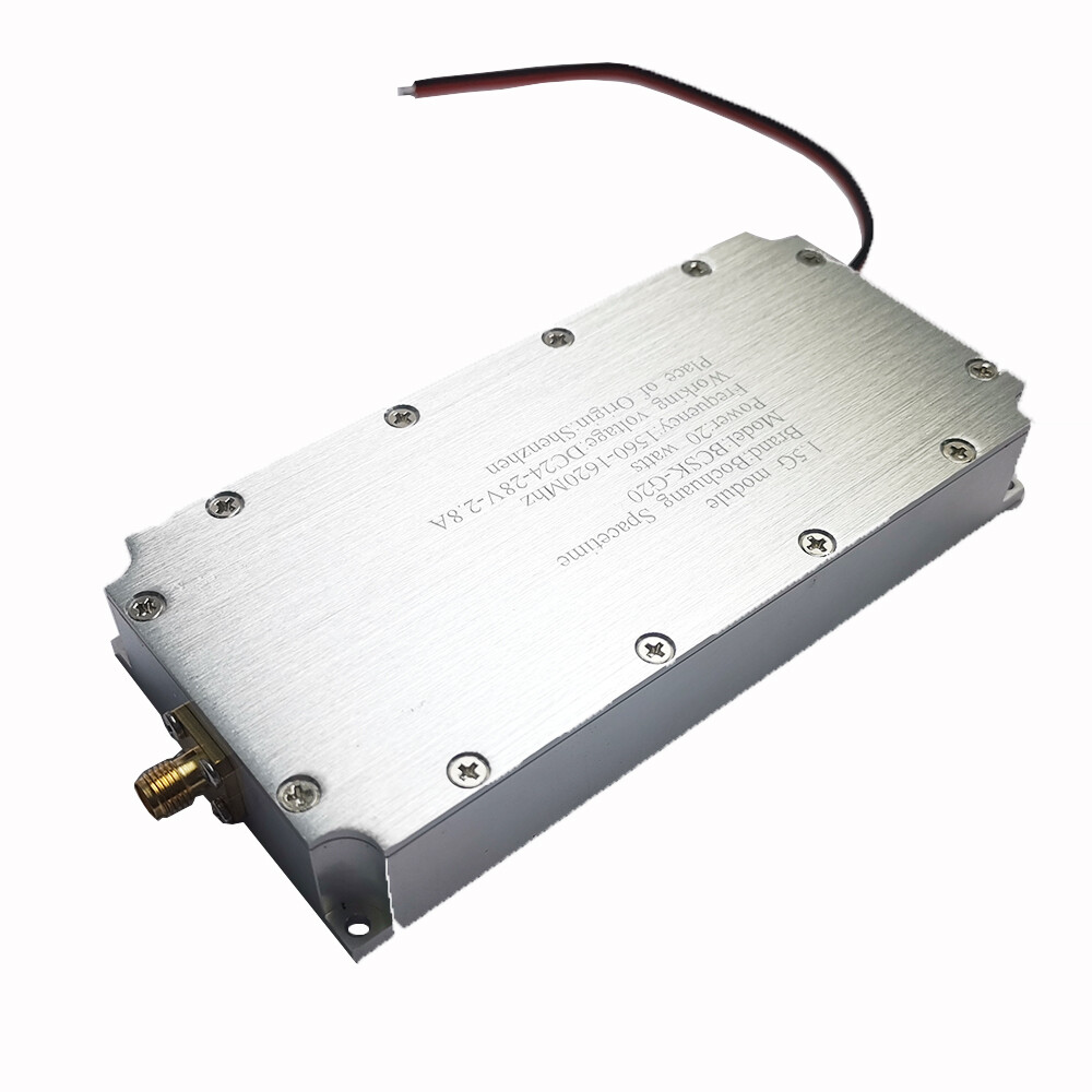博创时空 BCSK-G20型 1.5GHz 20W射频功放模块 | 适用于无人机反制与GPS信号压制系统