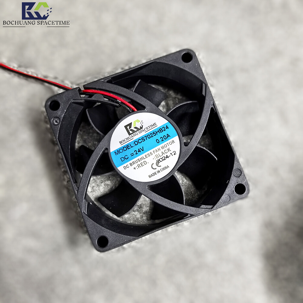 Industrial-Grade Waterproof, High-Temperature Resistant Cooling Fan | DC24V 0.2A 40*40mm High-Airflow Silent Axial Fan (Ideal for Drone Countermeasures / Variable Frequency Drives / Server Cooling)