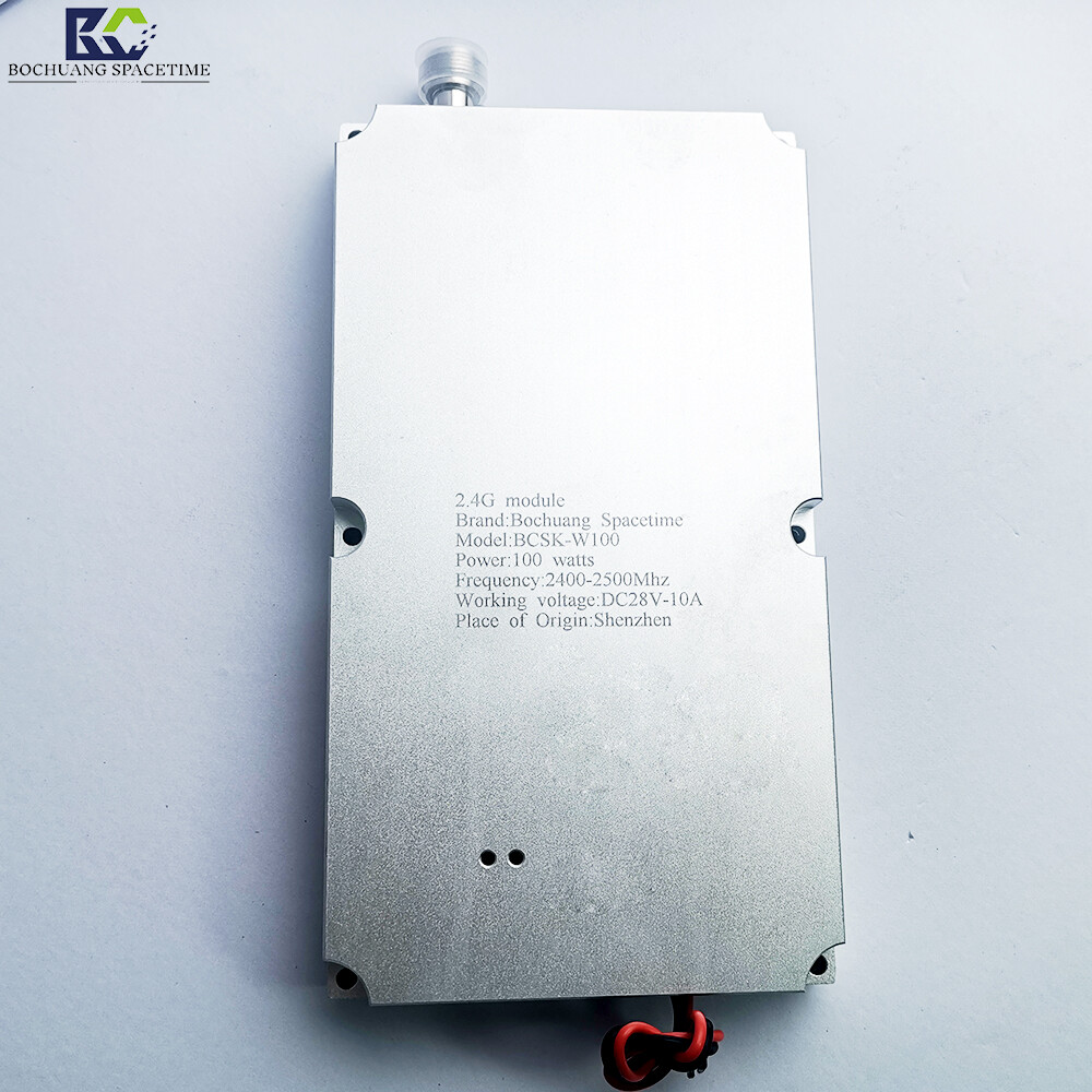博创时空BCSK-W100 2.4G信号源射频功放模块 100W大功率 2400-2500MHz 无人机反制专用 工业级射频放大器
