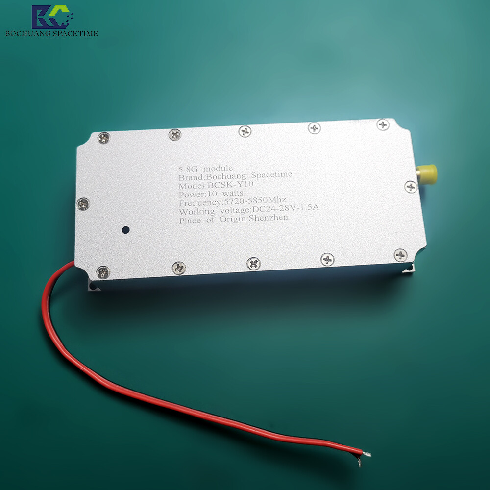 BCSK-Y10 Type 5.8Ghz RF Power Amplifier Module, 10W, 5720-5850MHz, Industrial Grade Drone Defense and Interdiction Unit