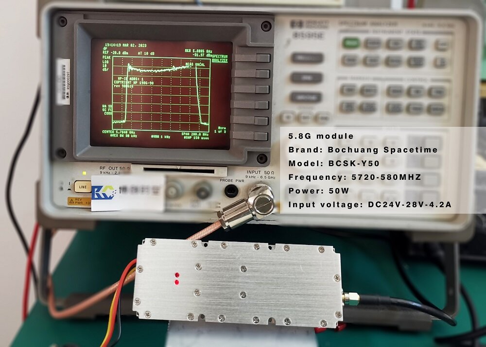 Bocreate Space-Time BSKS-Y50 5.8G Wireless Transmission Power Amplifier Module 5720-5850MHz 50W Industrial High-Power Wholesale