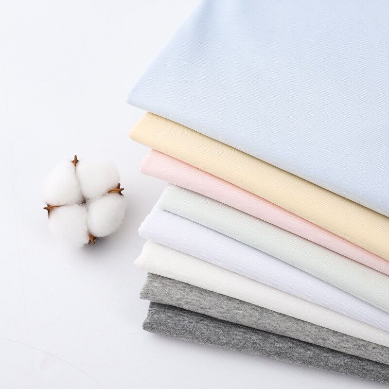 Organic Cotton Interlock 180-25 GSM, 100% Organic Cotton