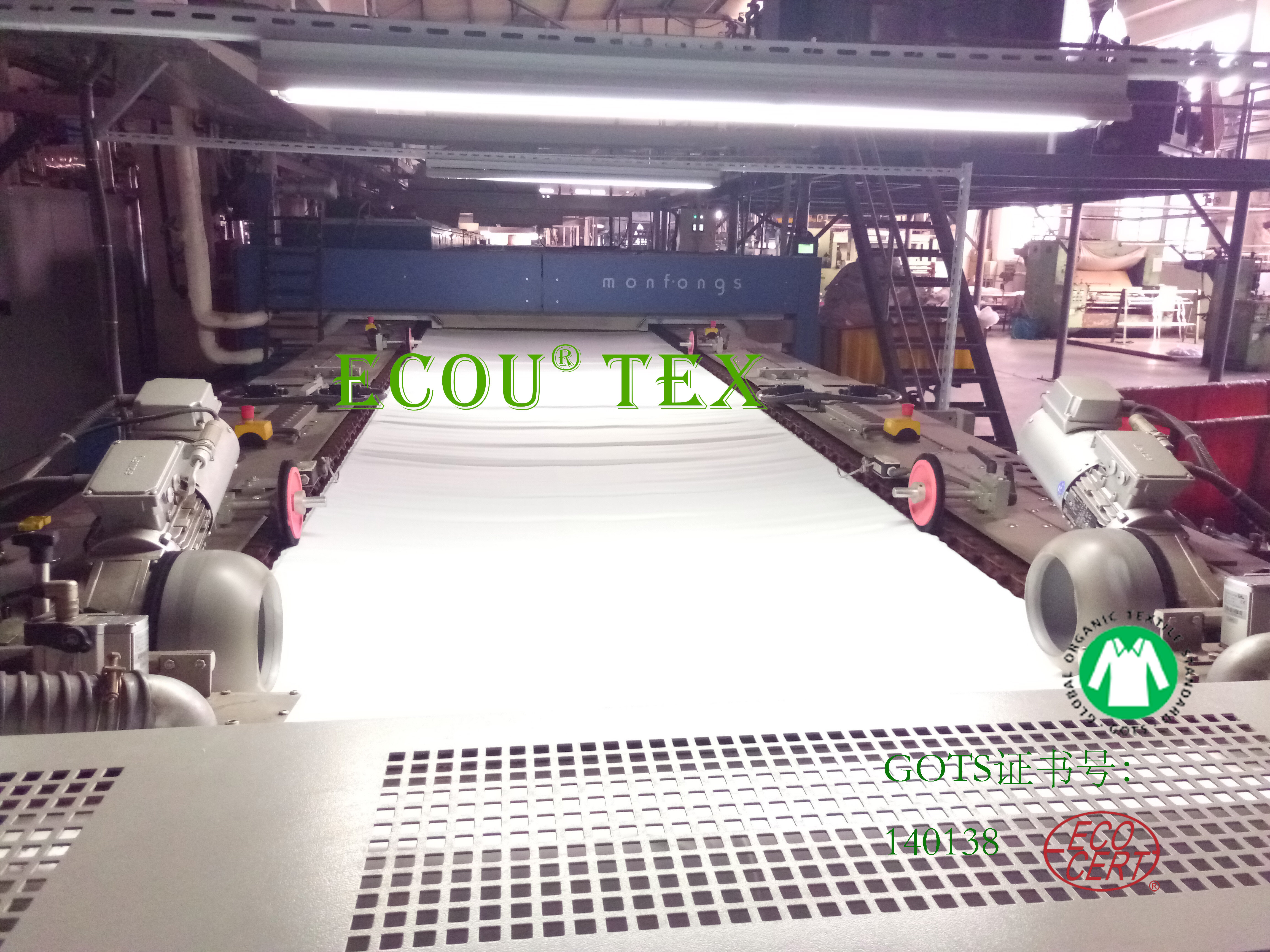 Full-gauge knitting machine production line