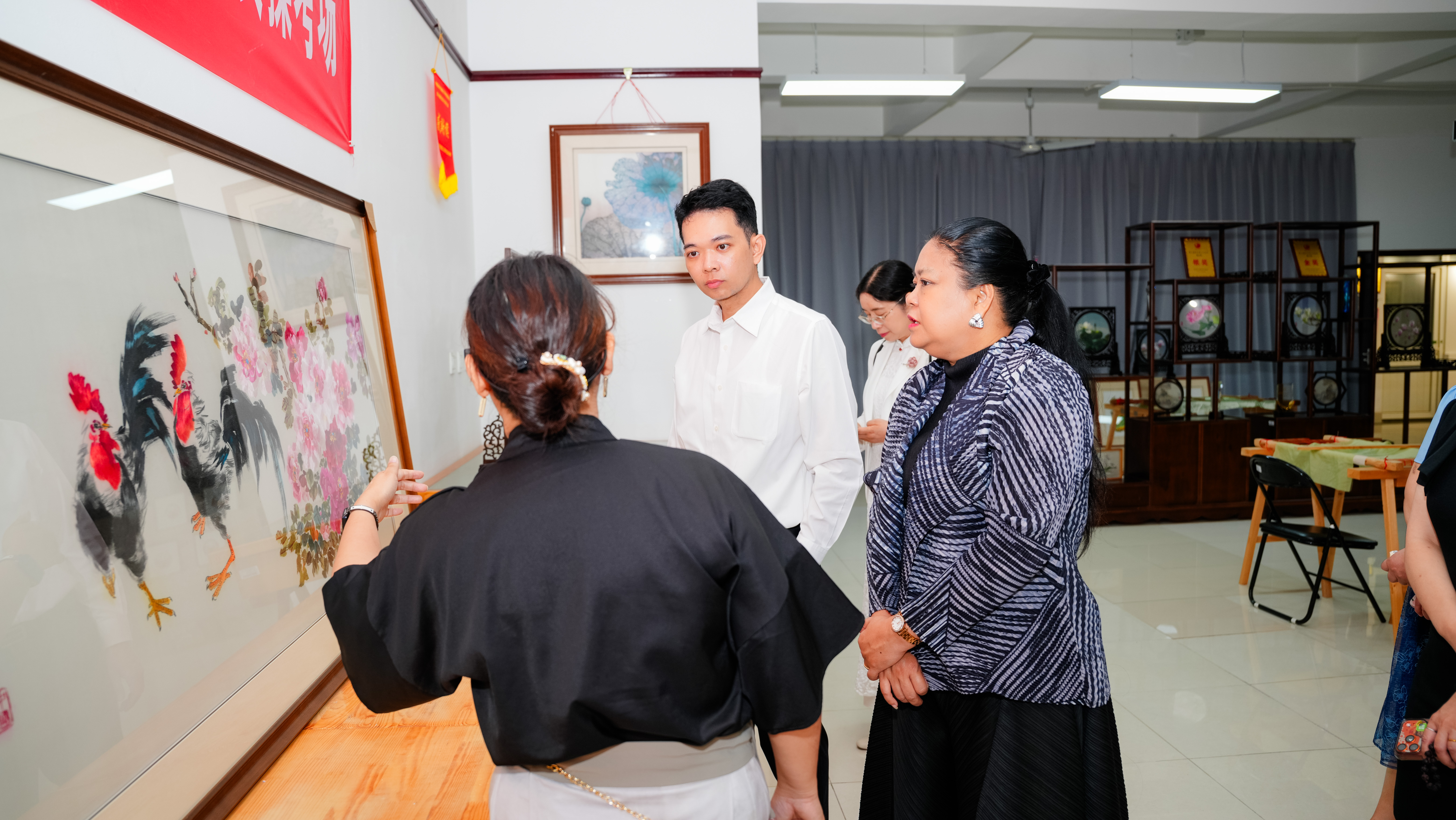 Campus visit - art exhibition