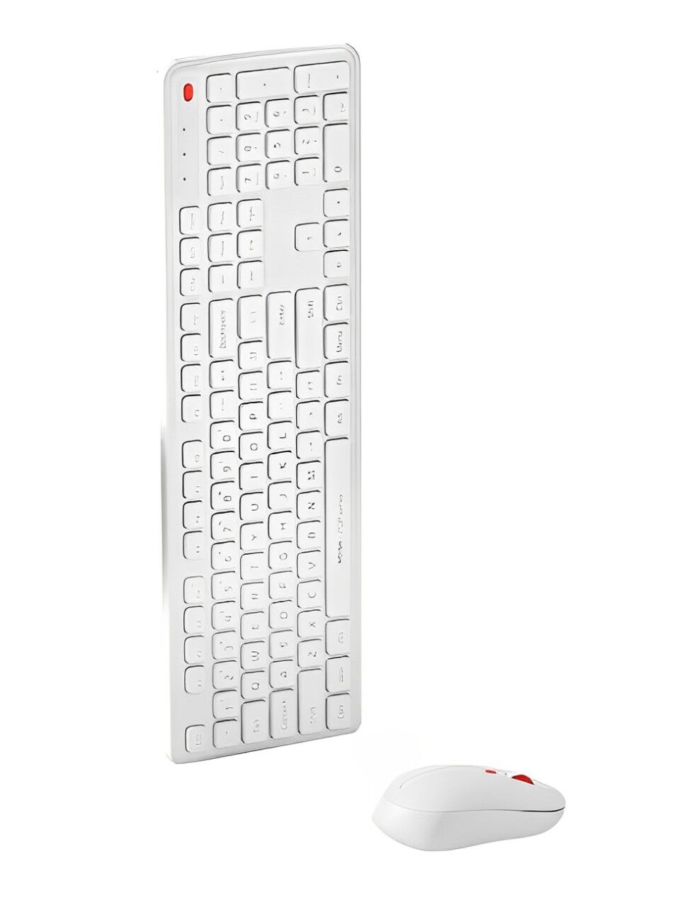 MIIIW Wireless Quiet Keyboard and Mouse Combo Gen 3 (White)