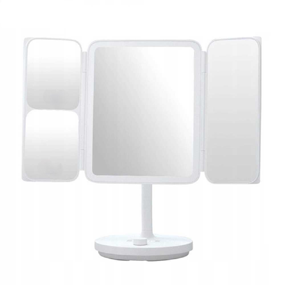 Jordan & Judy NV536 Foldable LED light Makeup Mirror (White)