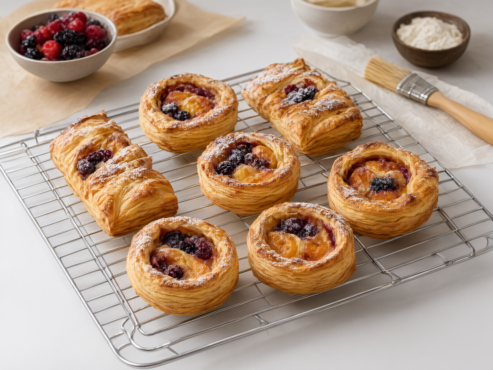 Flaky Pastry Baking Results