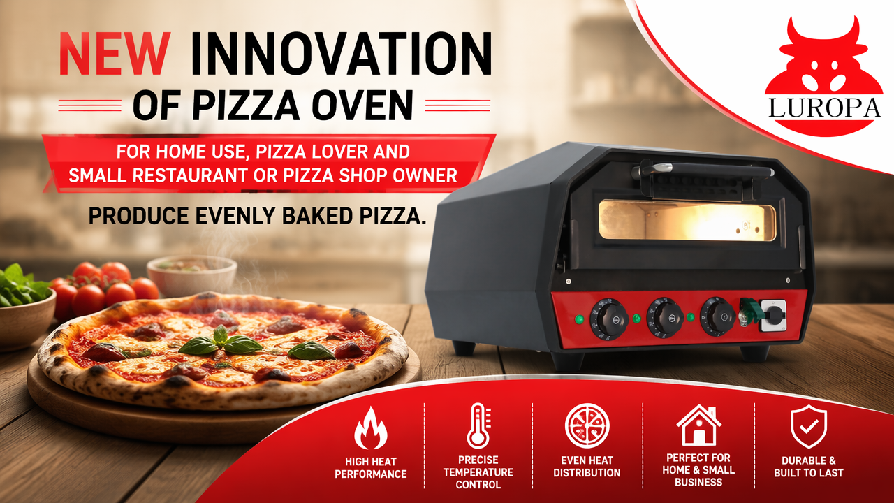 Introducing the LUROPA rotary pizza oven