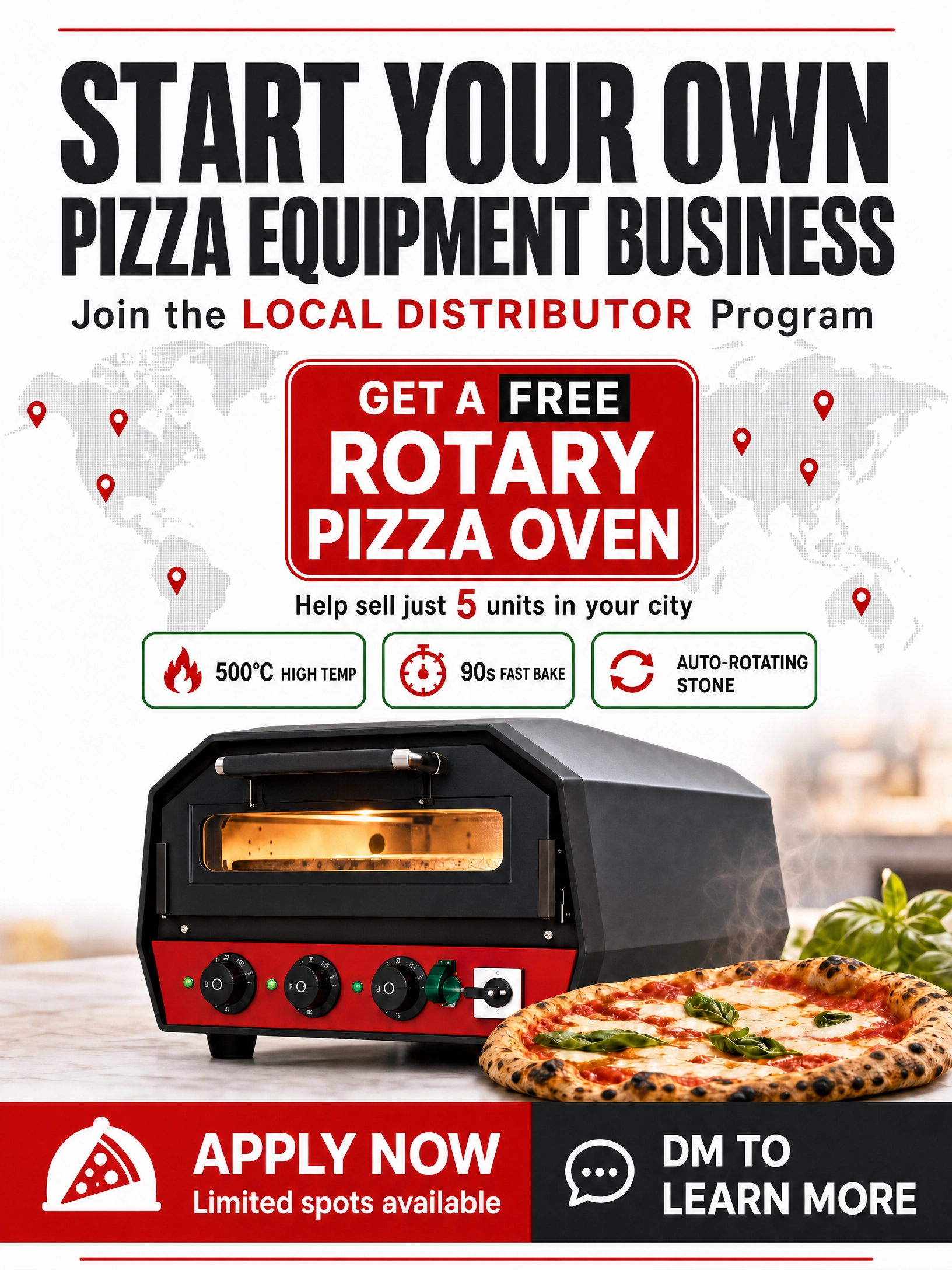 Start Your Own Pizza Equipment Business - Join the Local Distributor Program