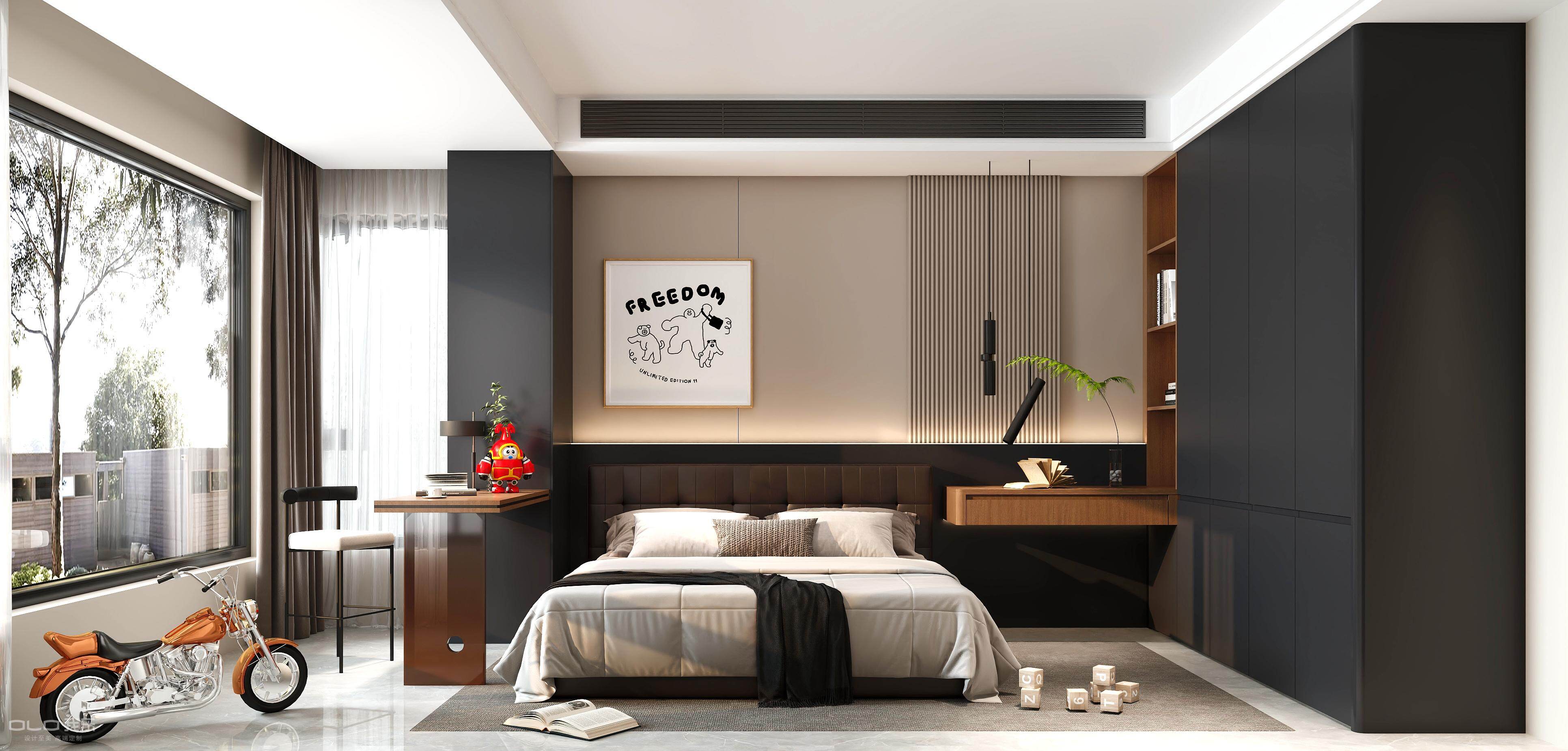 Light Luxury Bedroom Design