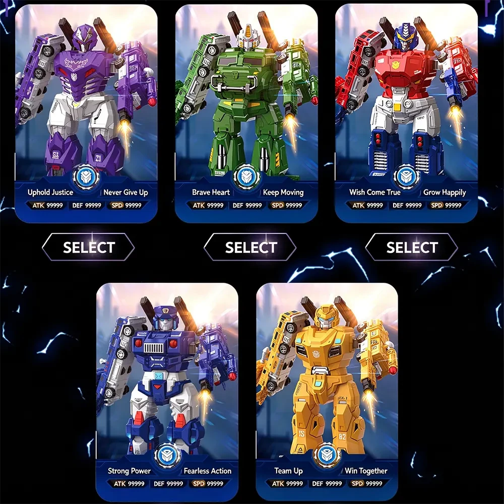 **Magnetic Transforming Mecha Robot Toy, 43Pcs Magnetic Assembly Combat Vehicles Set** - View 5