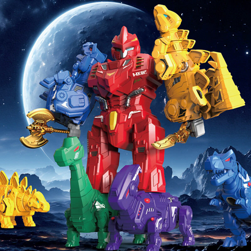 18-in-1 Magnetic Dinosaur Assembly Toy for Kids - View 2