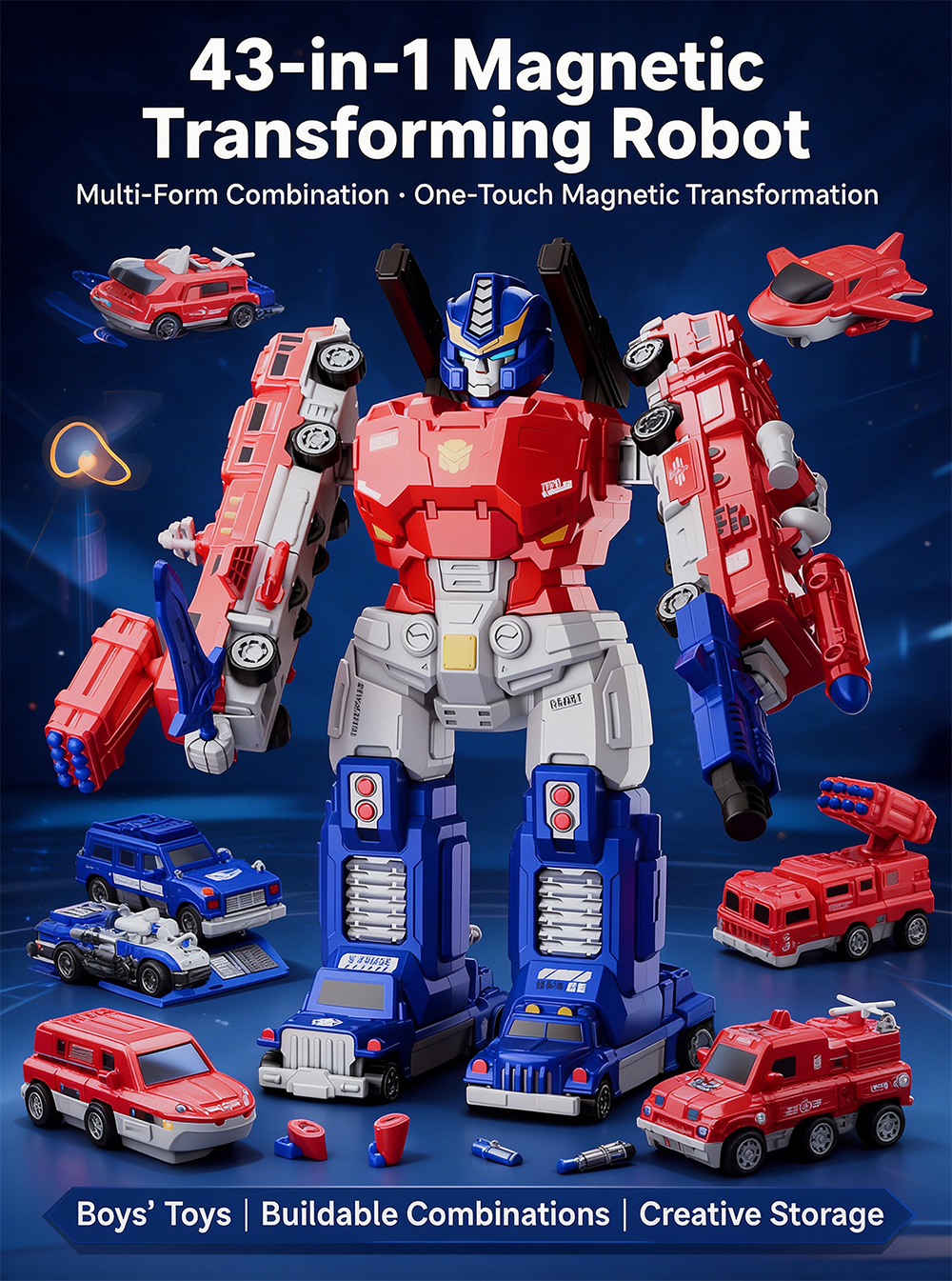 43-in-1 Vehicle Combination Mecha - View 2
