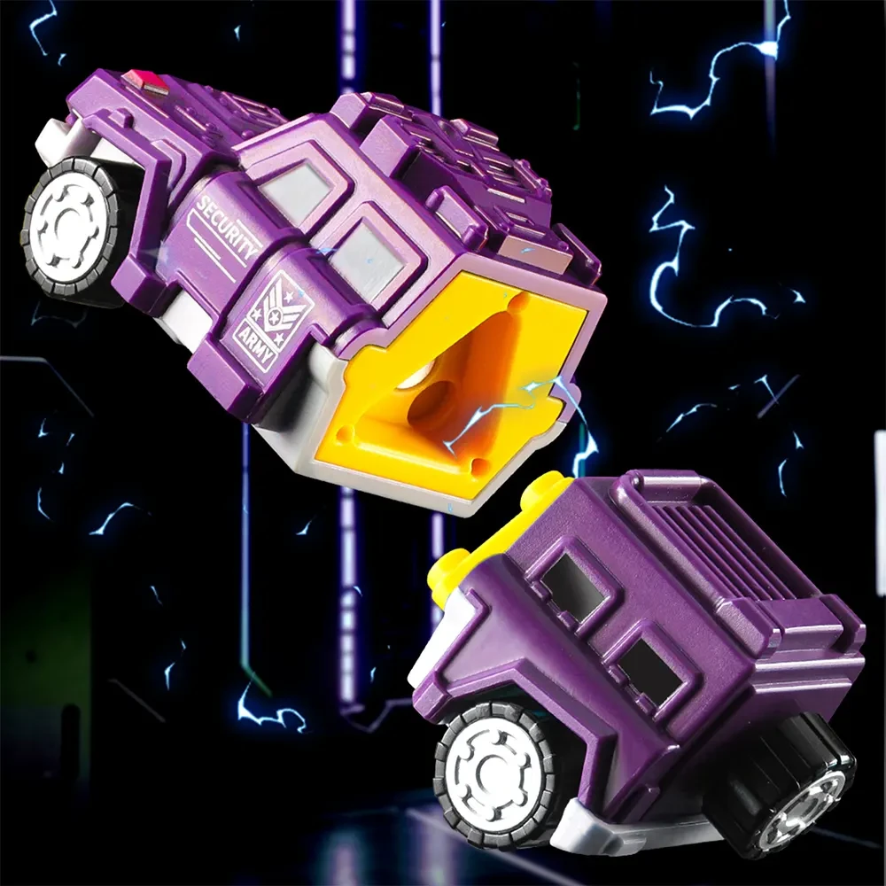**Magnetic Transforming Mecha Robot Toy, 43Pcs Magnetic Assembly Combat Vehicles Set** - View 1