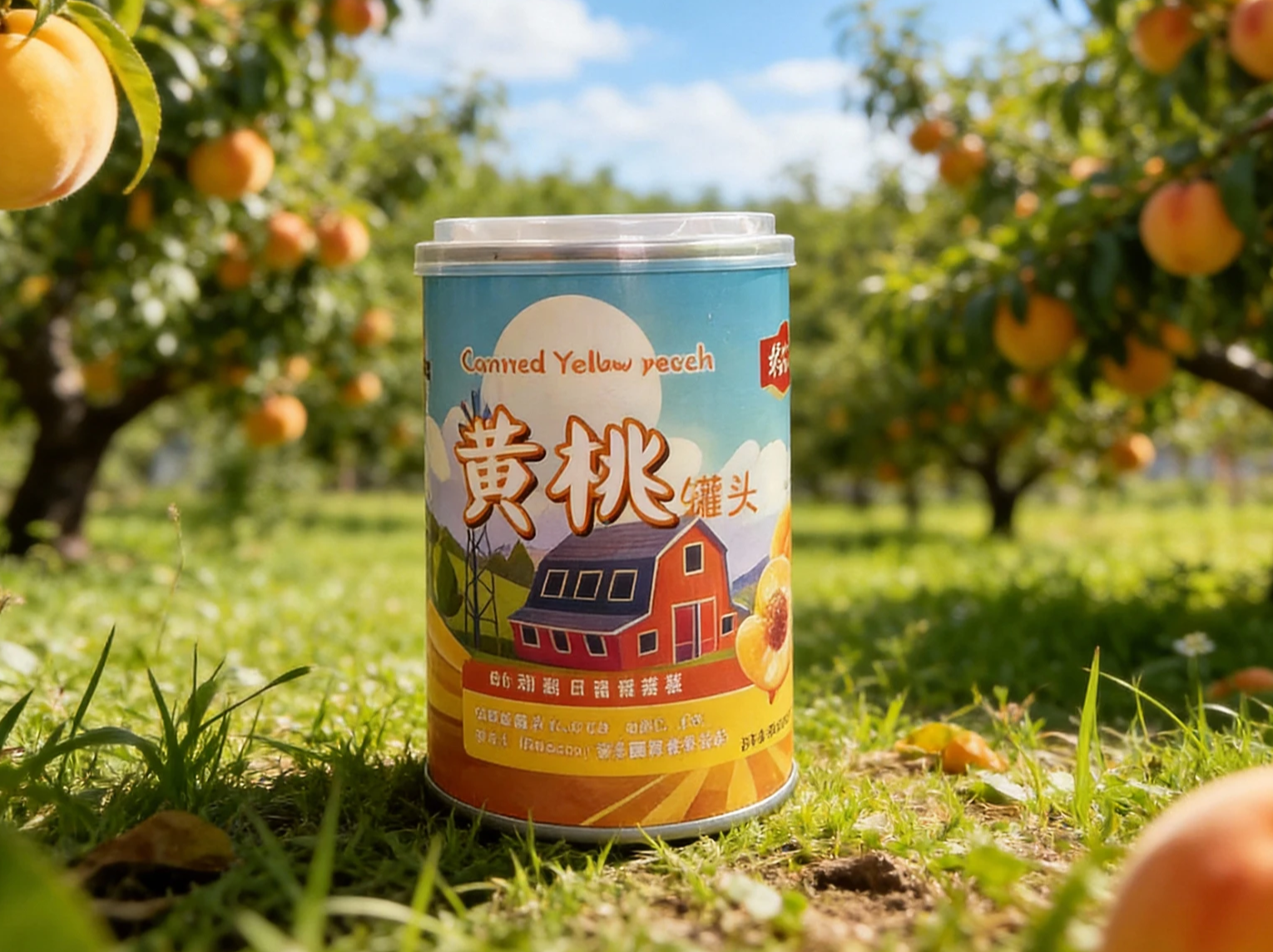 黄桃罐头