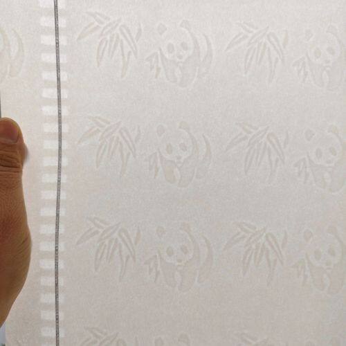 Watermarked anti-counterfeit paper roll with security thread