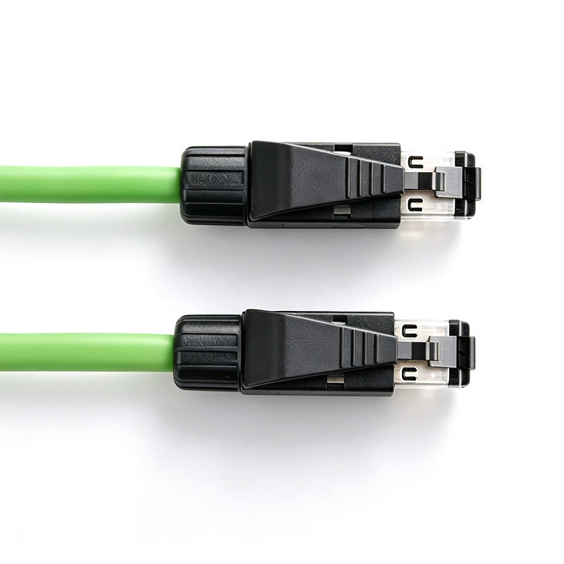 RJ45 4P 直型公对公超五类双屏蔽高柔拖链线缆 图片2