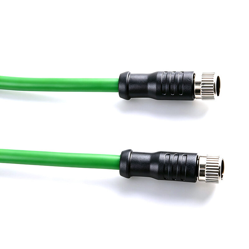 M8 A型4芯母对母拖链线束 24AWG 编码器高柔拖链线缆 图片2