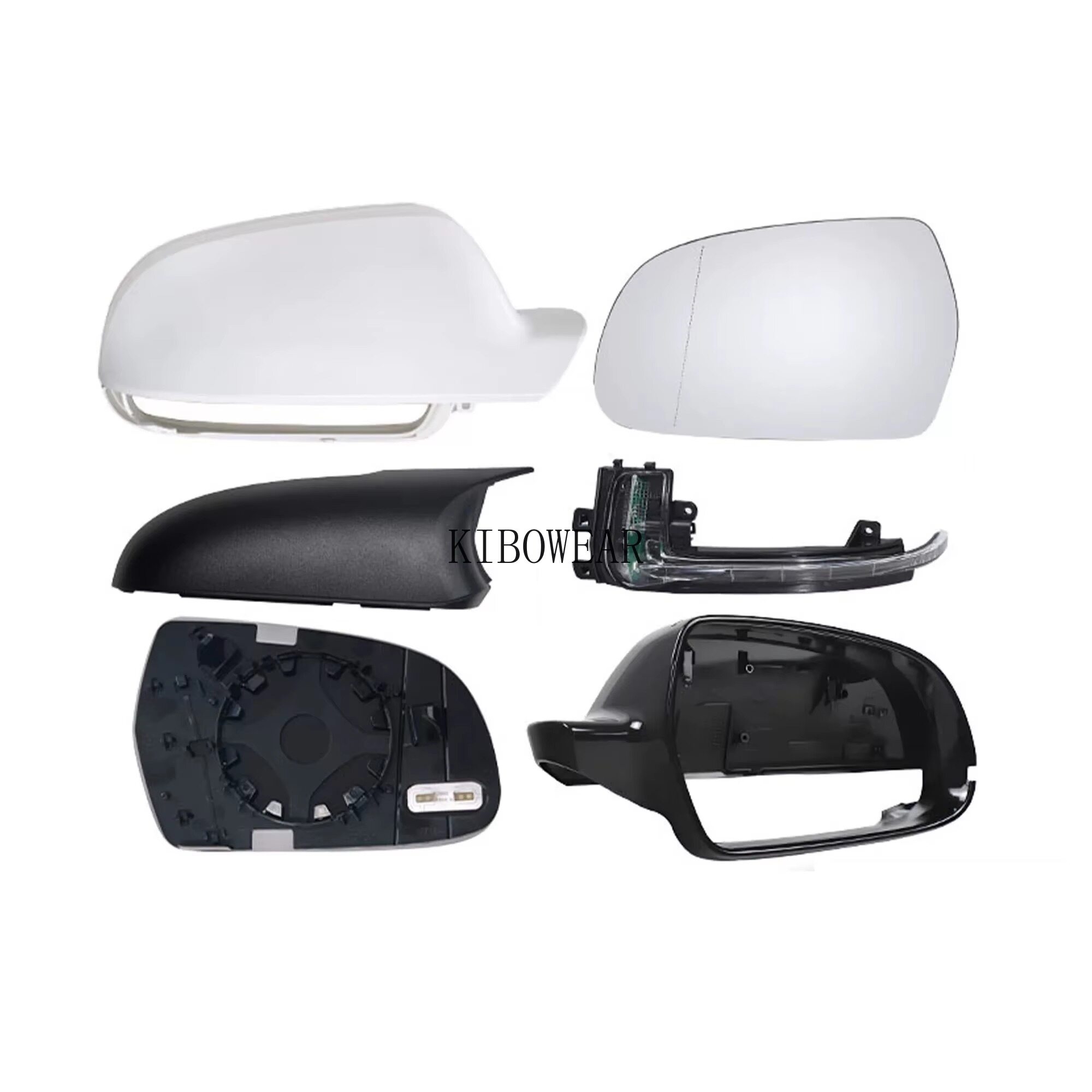 Audi A4 A5 S5 B8.5 RS5 RS4 A3 8P RS3 2011-2016 Mirror Cover Glass Indicator 8F0857527 8F0857528