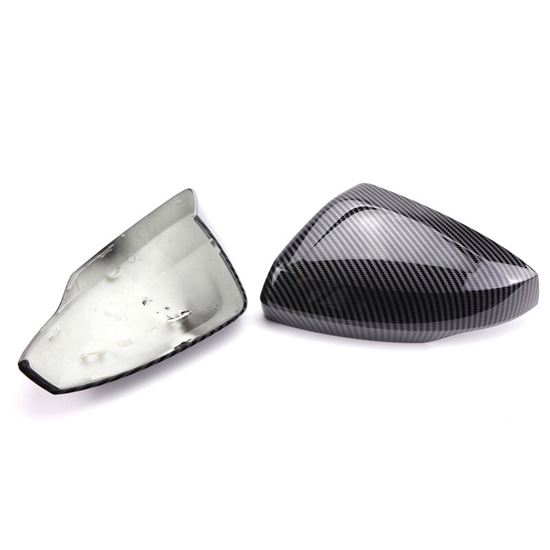 Audi A1 2019-2023 Side Mirror Cover Carbon Fiber Pattern Replace door wing cap