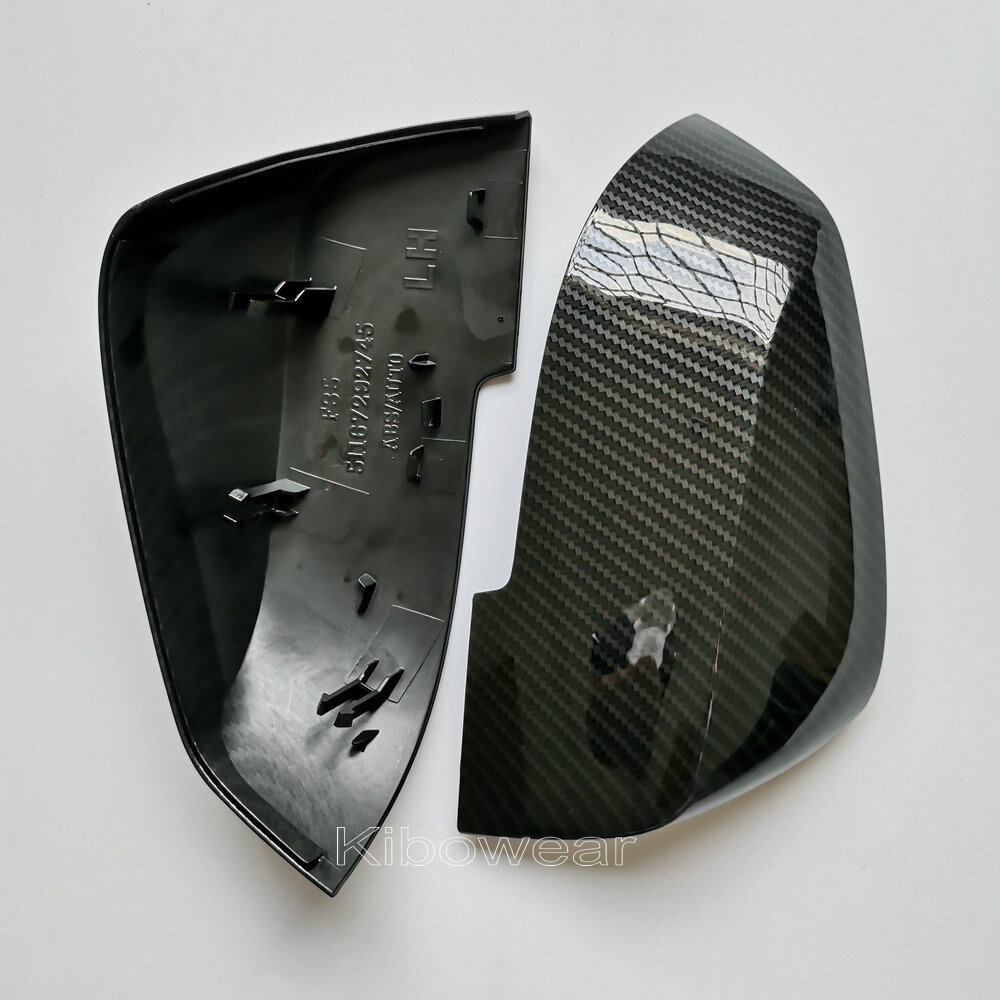 Forged Carbon Fiber Side Mirror Cap Covers Replace - Image 1