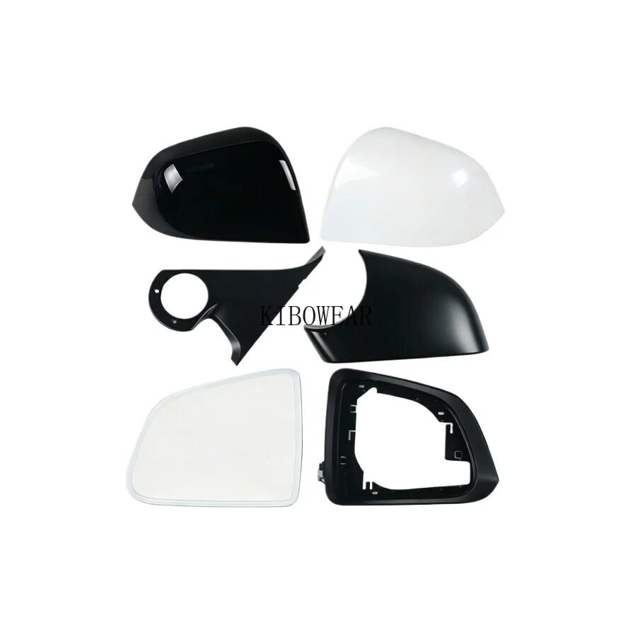 Tesla Model Y Juniper Side Mirror Cover Frame Bottom Glass 2025 2026 Lens Turn Signal Holder