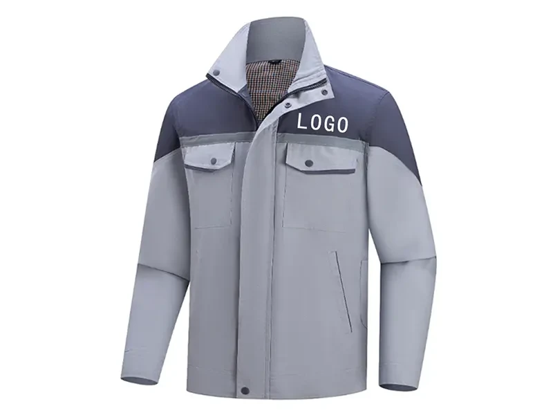Long-sleeve Cotton-Polyester Canvas Workshop Workwear