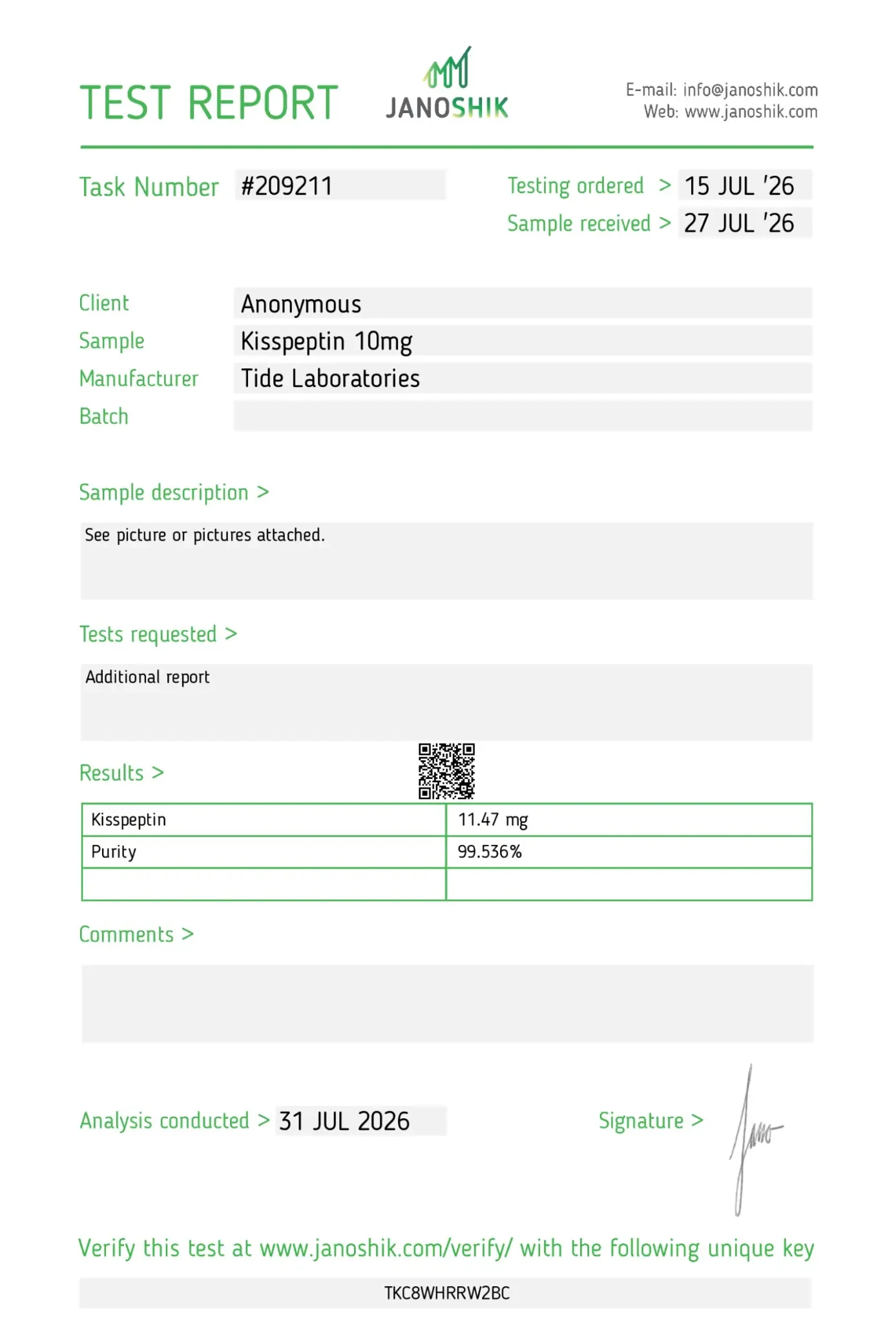 COA - Kisspeptin